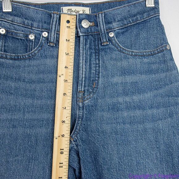 NEW Madewell The Petite Perfect Vintage Wide-Leg Jean in Leifland Wash, 23P‎ - Picture 6 of 15